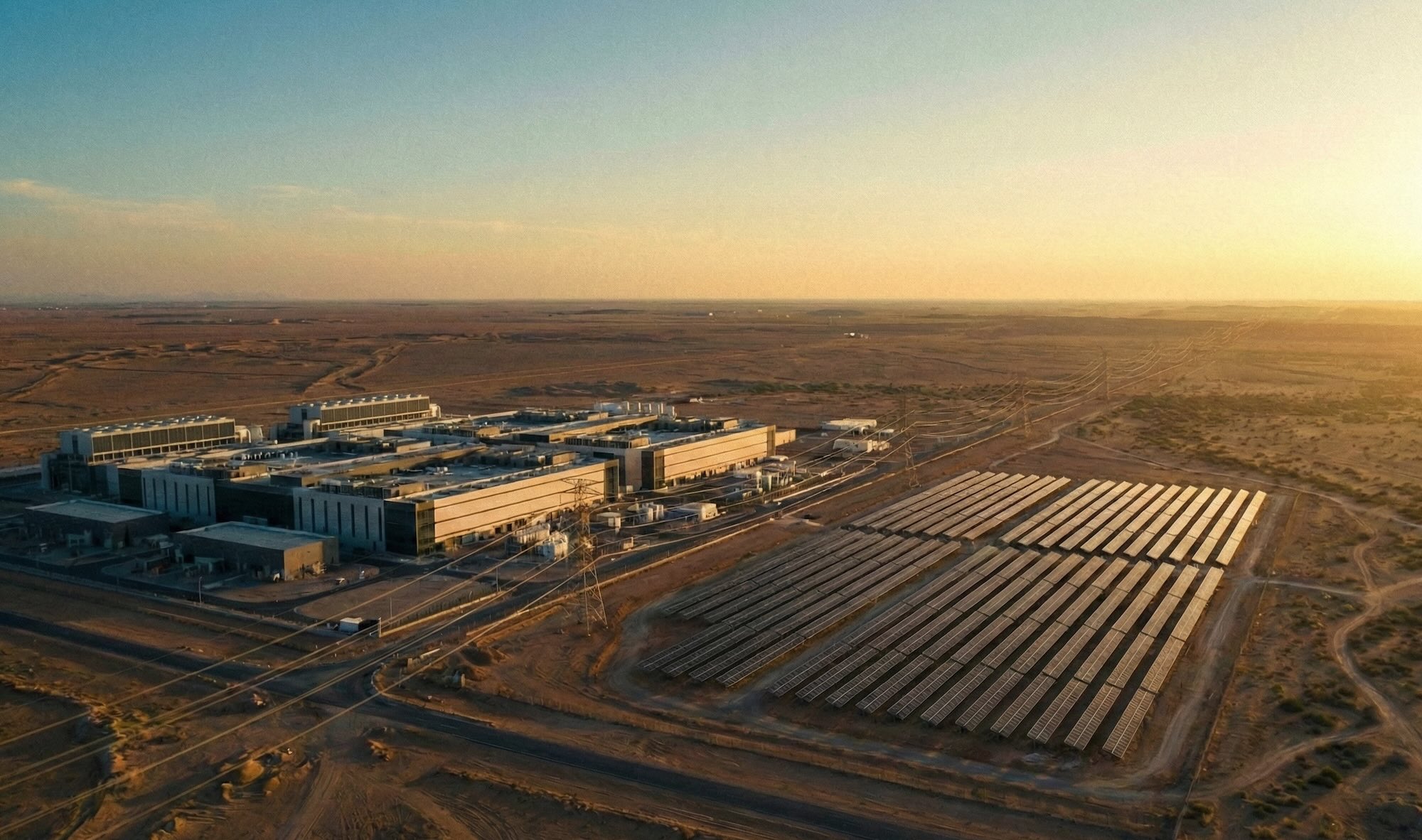 Solar Farm in the desert